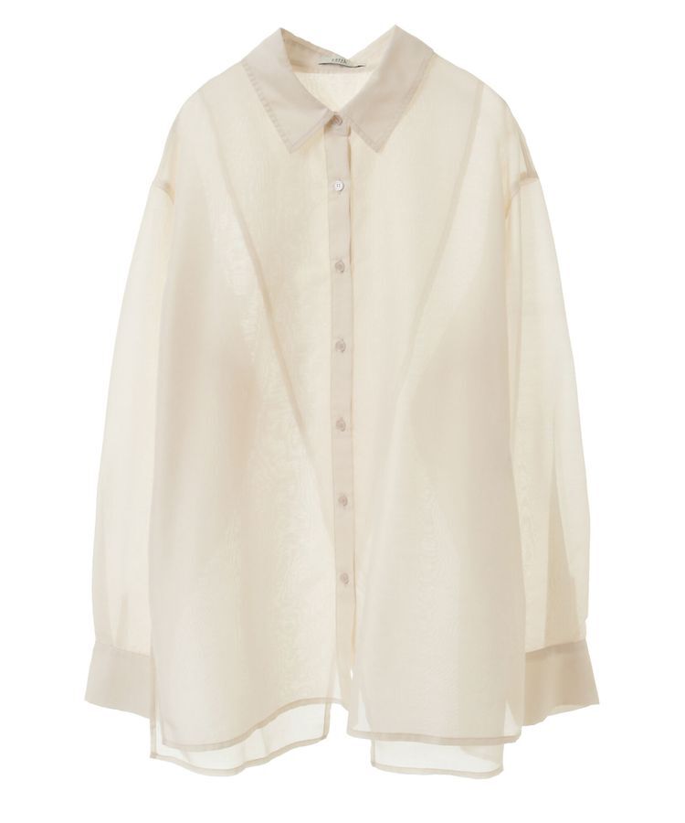 earth music&ecology「バックスリットシアーシャツ」|シャツ・ブラウス|