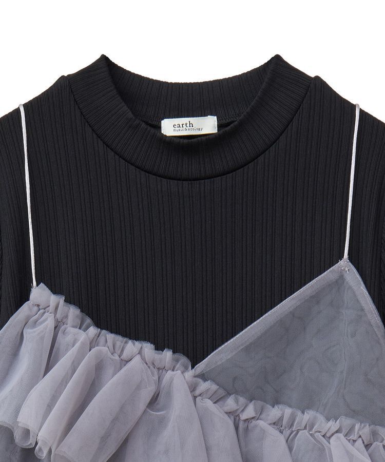 earth music&ecology「SET2点アシメチュールビスチェ＋ワンピース」|ワンピース|