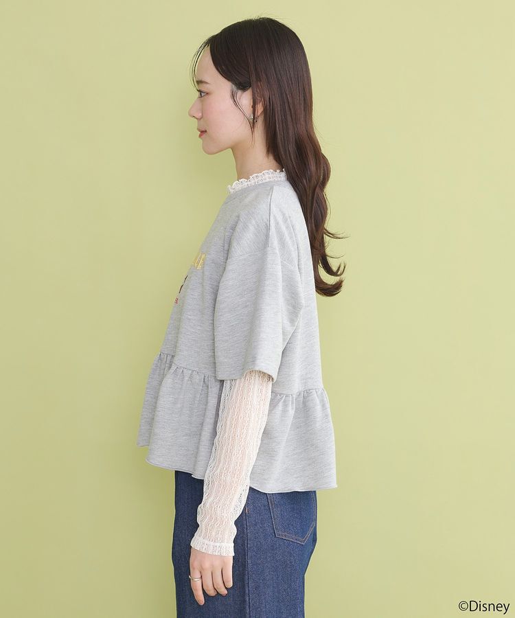 earth music&ecology「チップ&デール/フリル裏毛プルオーバー」|Tシャツ・カットソー|