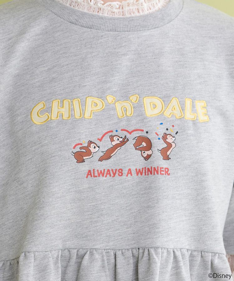 earth music&ecology「チップ&デール/フリル裏毛プルオーバー」|Tシャツ・カットソー|