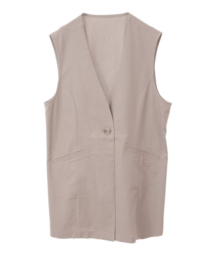 earth music&ecology「リラックスジレ / リネン混」|ベスト・ジレ|