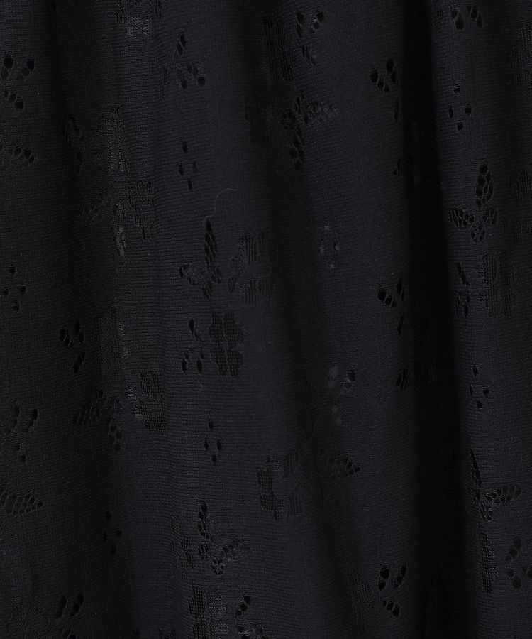 earth music&ecology「透かし花柄フレアスカート」|フレア|