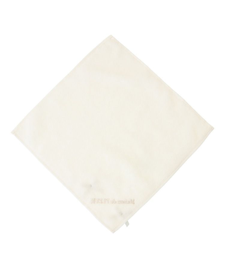 Maison de FLEUR「ラメミニリボンタオルハンカチ」|ハンカチ|