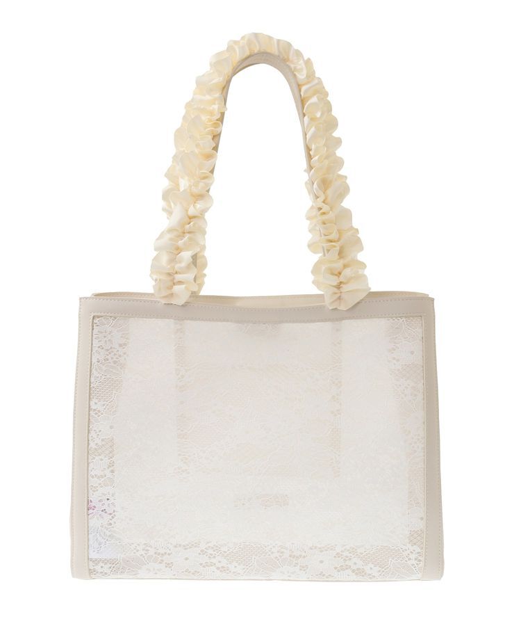 Maison de FLEUR「メッシュレーススクエアトートバッグ」|トートバッグ|