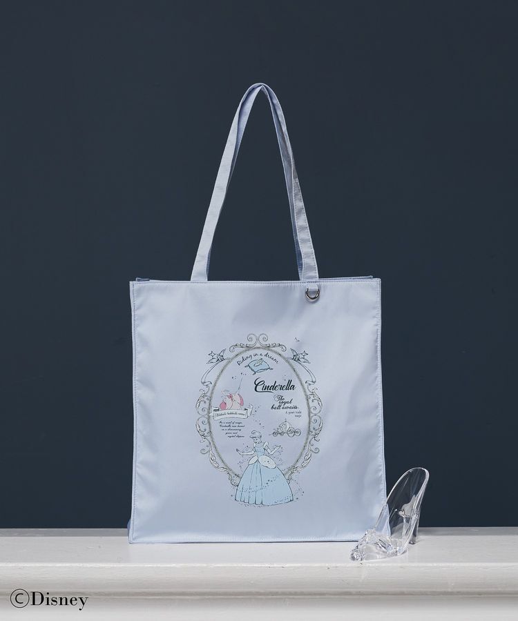 Maison de FLEUR「Cinderella/スクエアトート」|トートバッグ|サックスブルー