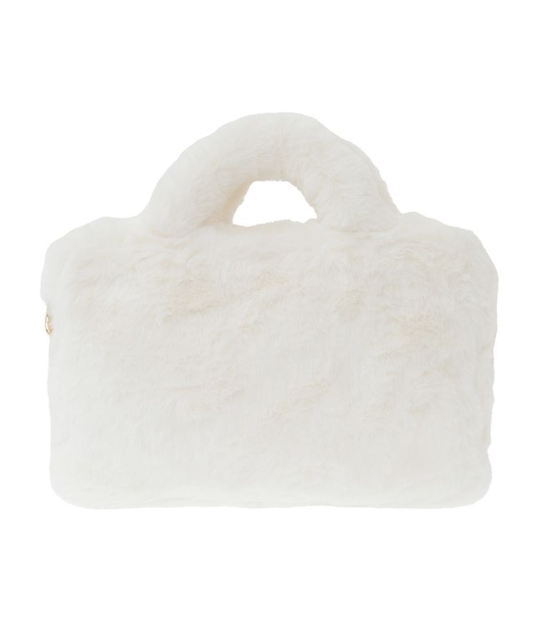 Maison de FLEUR「チャーム付きファー2Wayボストンバッグ」|ハンドバッグ|