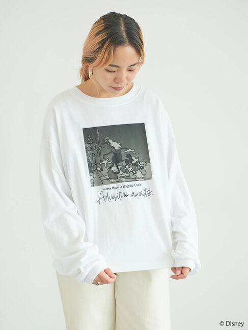  「ART長袖Tシャツ/Disney」|Tシャツ・カットソー|