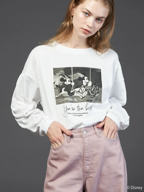  「ART長袖Tシャツ/Disney」|Tシャツ・カットソー|