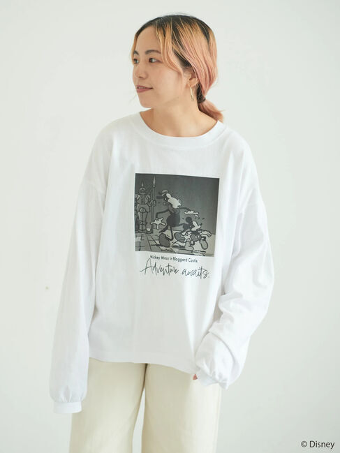  「ART長袖Tシャツ/Disney」|Tシャツ・カットソー|