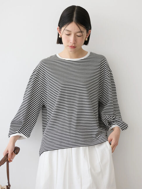 AMERICAN HOLIC「UVカット7分袖タックプルオーバー」|Tシャツ・カットソー|