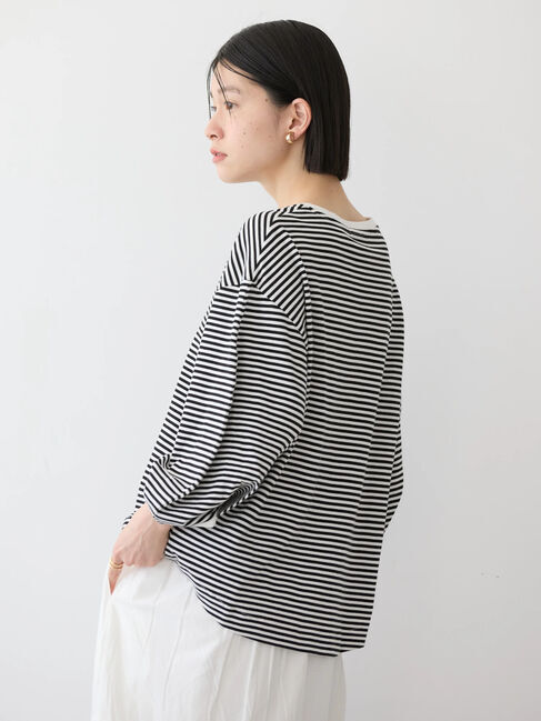 AMERICAN HOLIC「UVカット7分袖タックプルオーバー」|Tシャツ・カットソー|