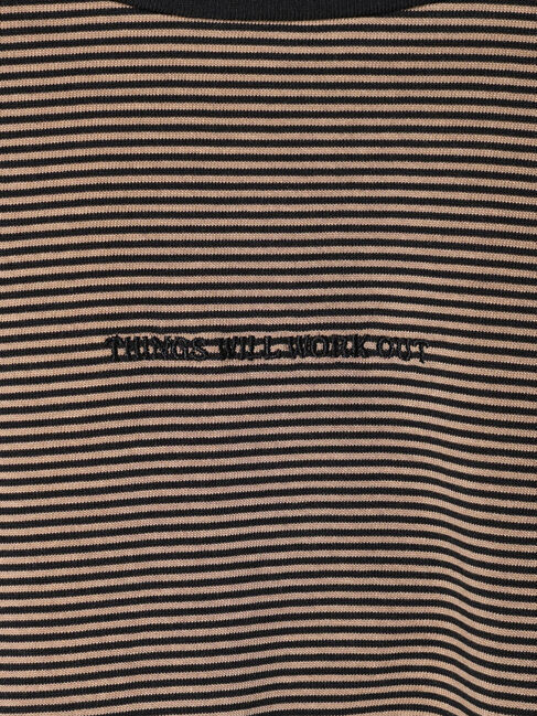 AMERICAN HOLIC「刺繍ロゴボーダープルオーバー」|Tシャツ・カットソー|