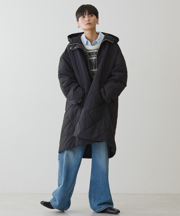 AMERICAN HOLIC「軽ポカフーディーキルティングコート」|その他|