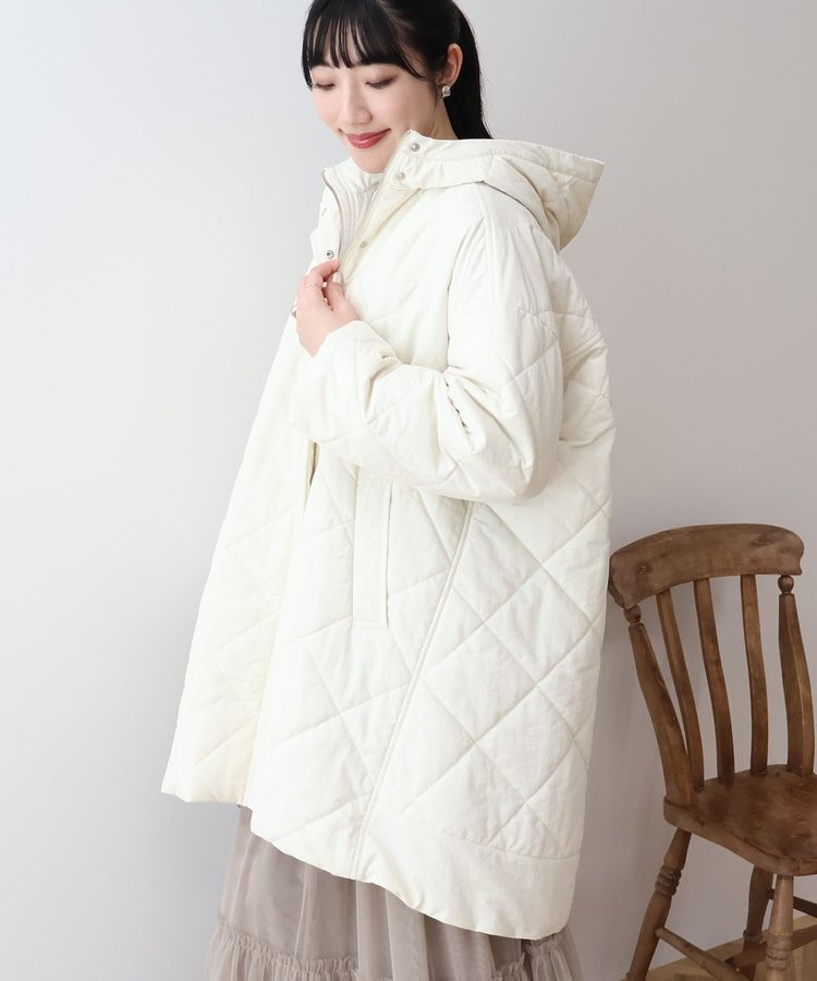 AMERICAN HOLIC「軽ポカフーディーキルティングコート」|その他|