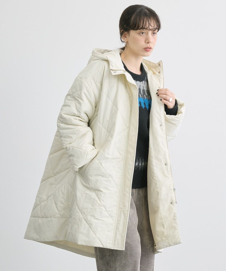 AMERICAN HOLIC「軽ポカフーディーキルティングコート」|その他|