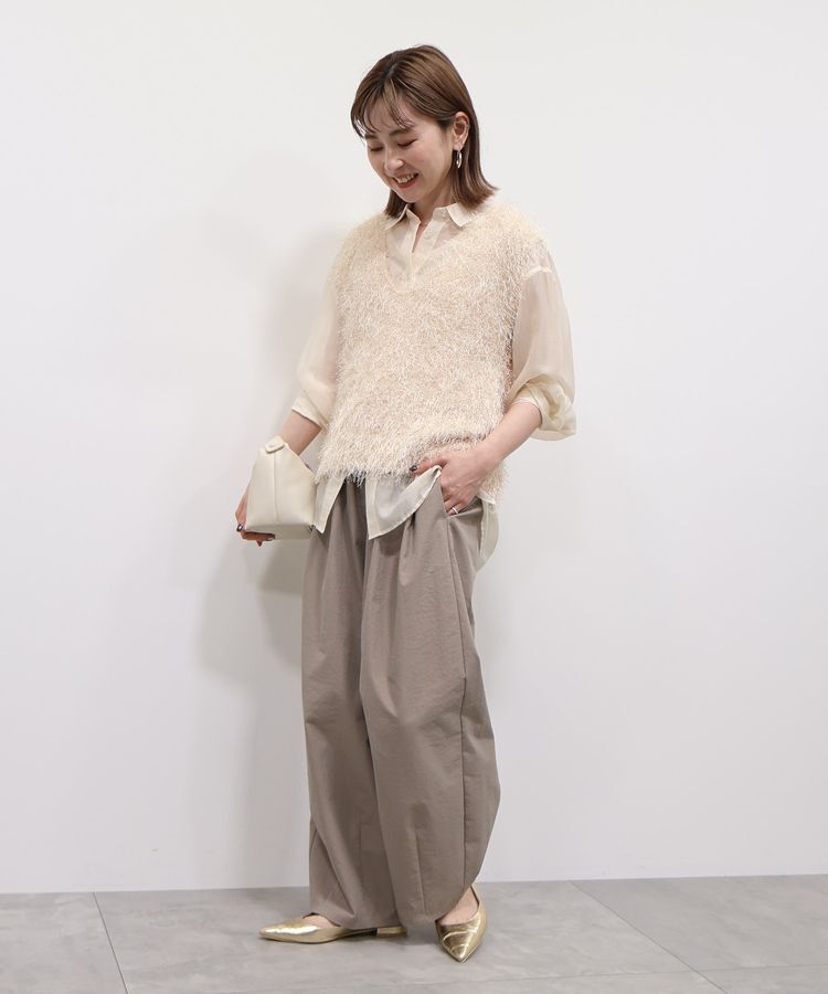 AMERICAN HOLIC「【選べる丈2サイズ】前後2wayシャギーベスト」|ベスト・ジレ|