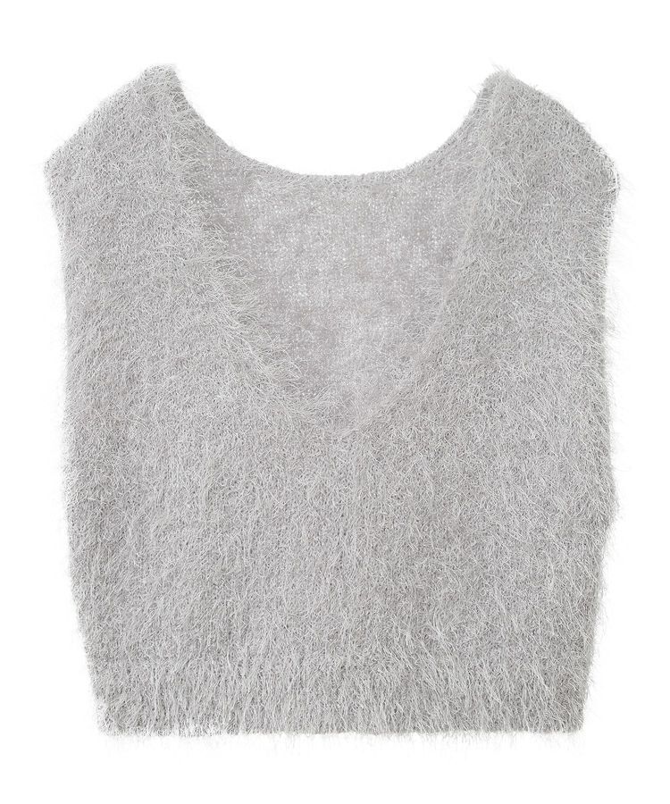 AMERICAN HOLIC「【選べる丈2サイズ】前後2wayシャギーベスト」|ベスト・ジレ|