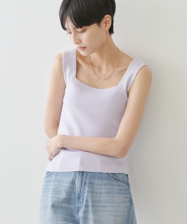 AMERICAN HOLIC「総針スクエアタンクトップ」|インナー|
