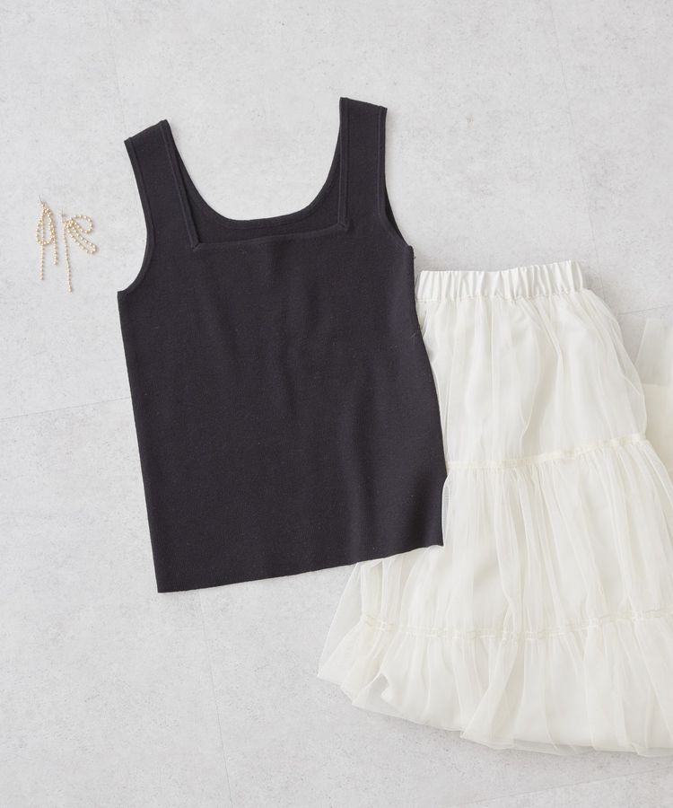 AMERICAN HOLIC「総針スクエアタンクトップ」|インナー|