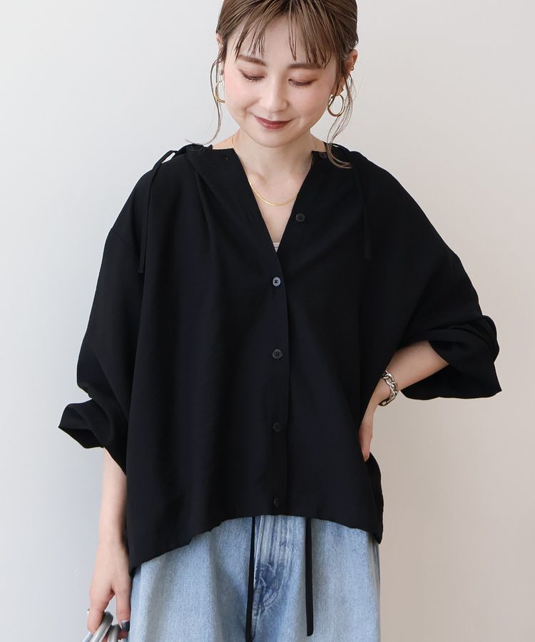 AMERICAN HOLIC「フーディーシャツ」|シャツ・ブラウス|Black