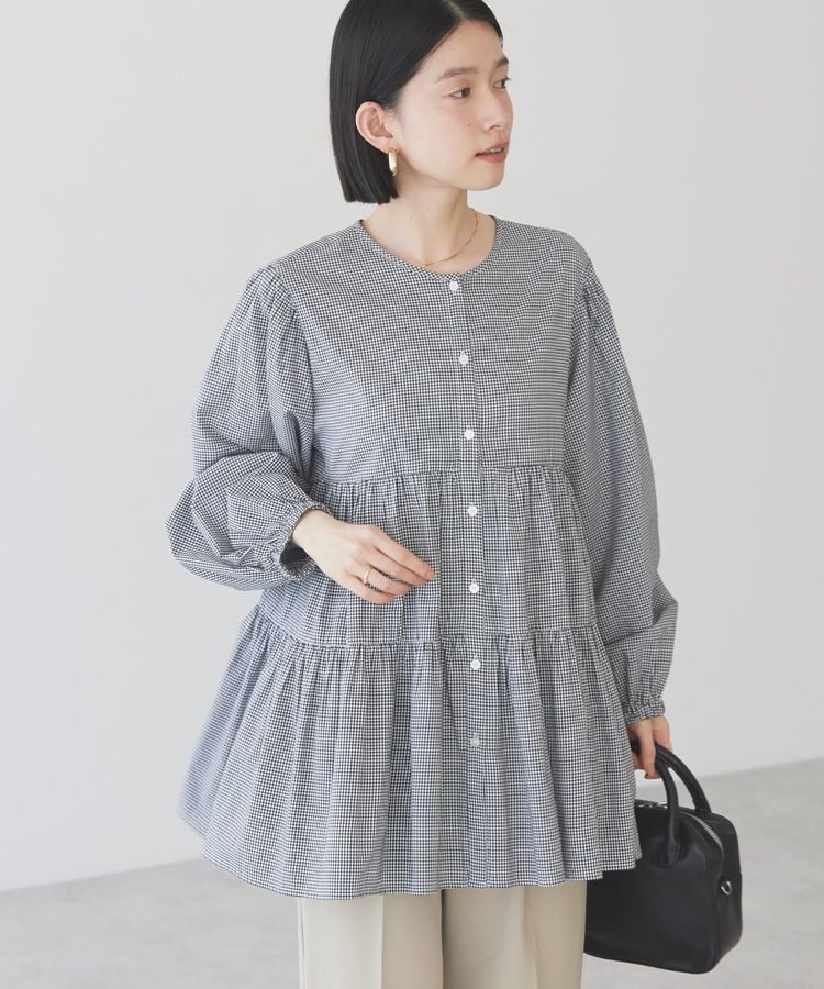 AMERICAN HOLIC「ティアードギャザーブラウス」|シャツ・ブラウス|