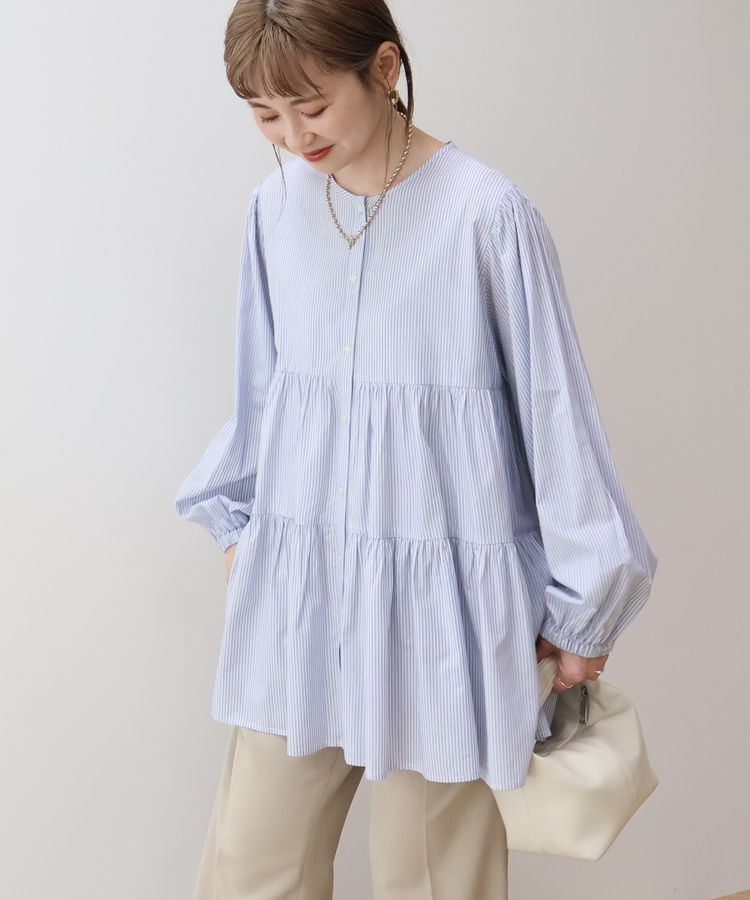 AMERICAN HOLIC「ティアードギャザーブラウス」|シャツ・ブラウス|