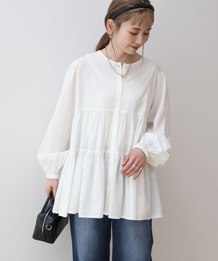 AMERICAN HOLIC「ティアードギャザーブラウス」|シャツ・ブラウス|