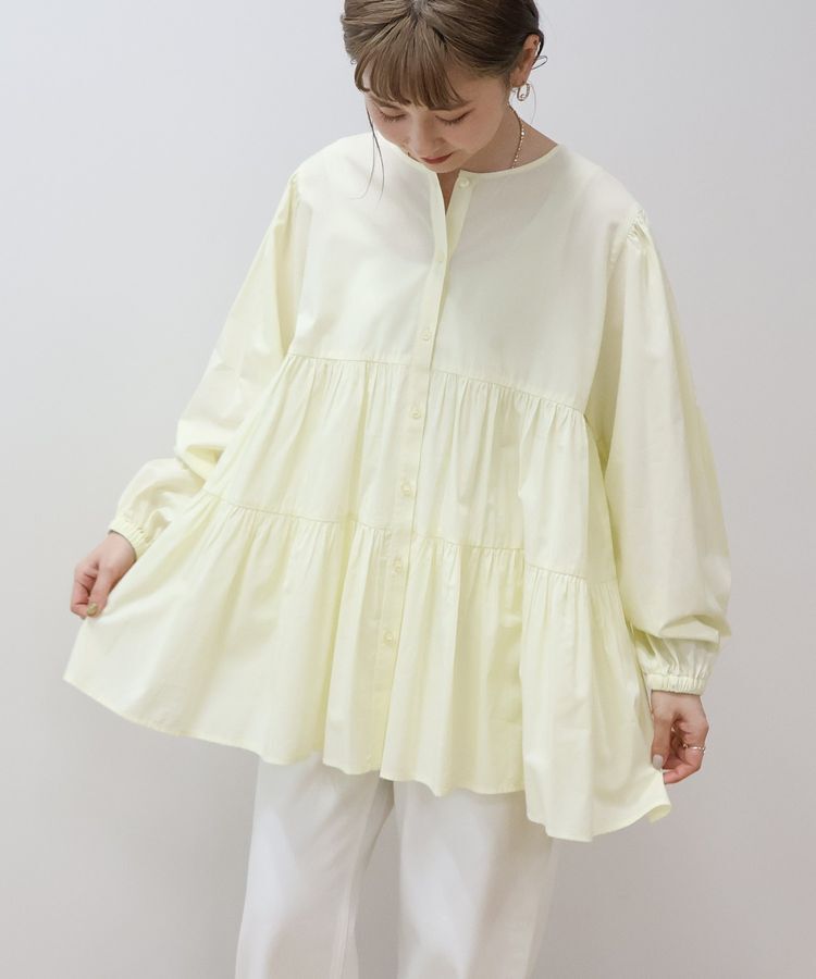 AMERICAN HOLIC「ティアードギャザーブラウス」|シャツ・ブラウス|