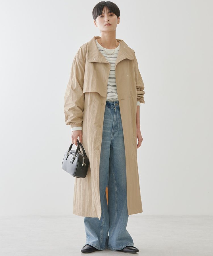 AMERICAN HOLIC「スタンドカラーコート」|その他|Beige