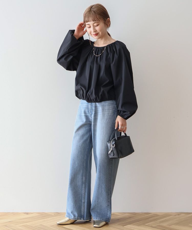 AMERICAN HOLIC「イージーケアオフショルダーギャザーブラウス」|シャツ・ブラウス|