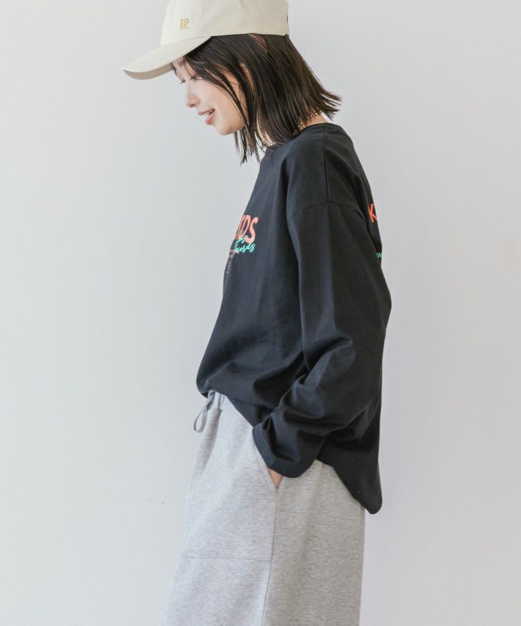 AMERICAN HOLIC「RECORDSロングTシャツ/チュニック」|Tシャツ・カットソー|