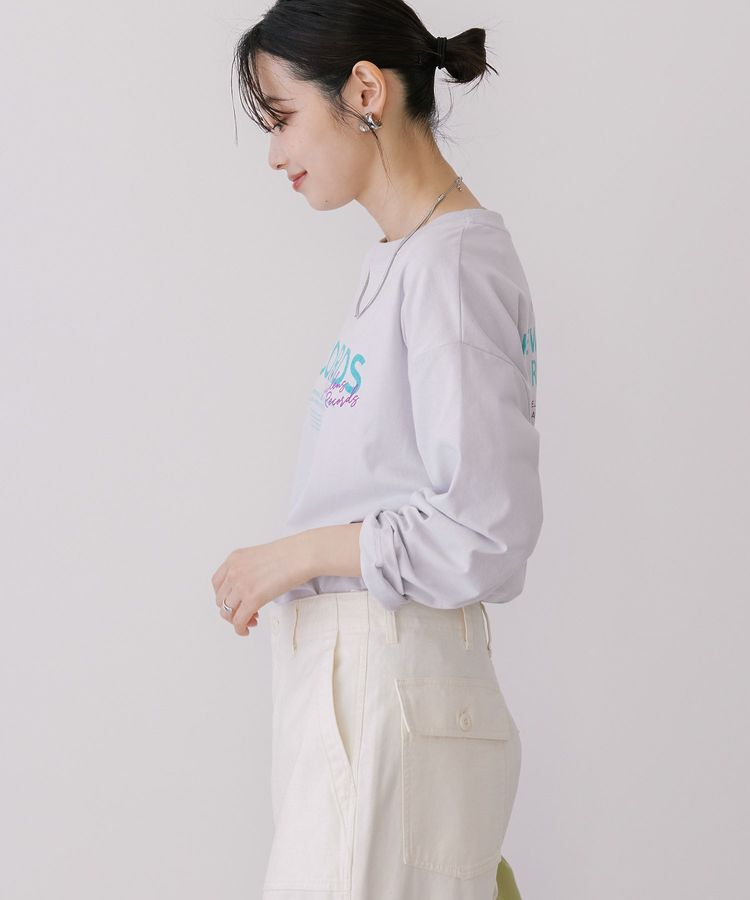 AMERICAN HOLIC「RECORDSロングTシャツ/チュニック」|Tシャツ・カットソー|
