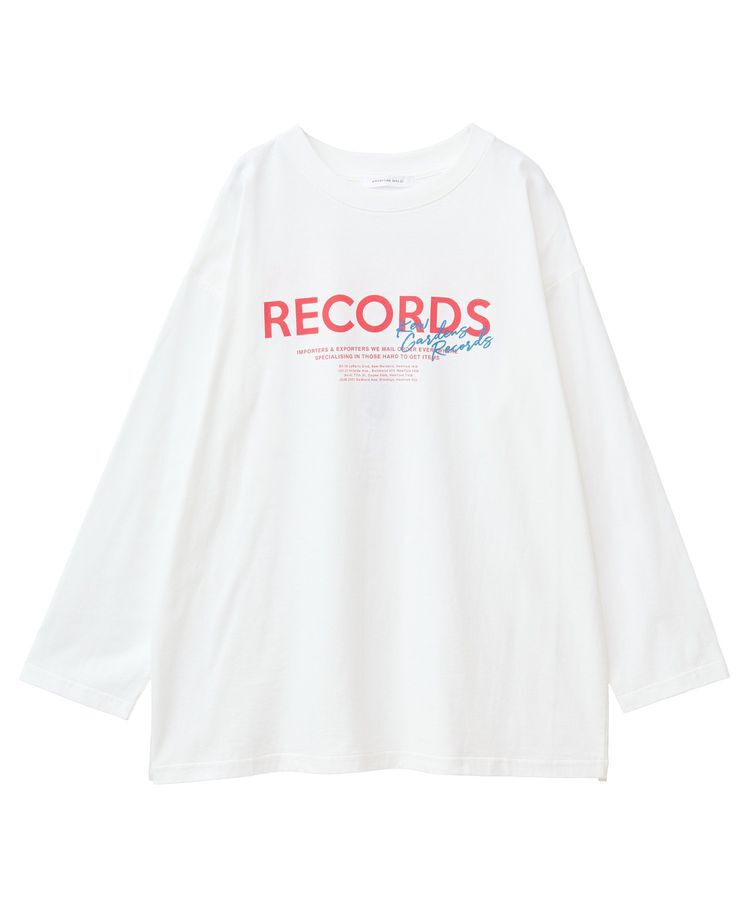 AMERICAN HOLIC「RECORDSロングTシャツ/チュニック」|Tシャツ・カットソー|