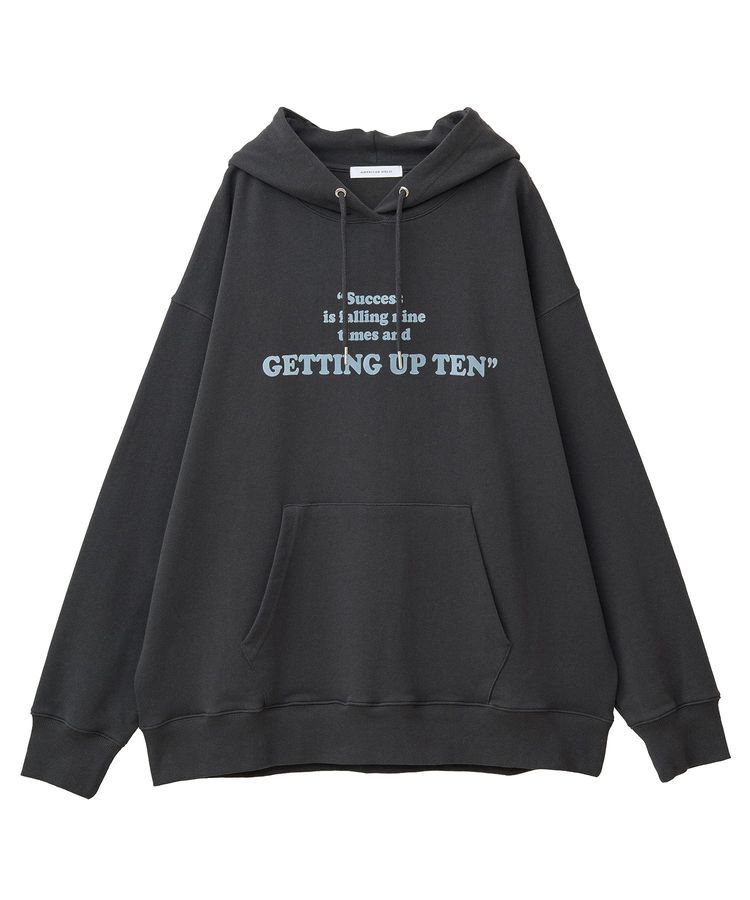 AMERICAN HOLIC「フロッキーロゴプリント裏毛パーカー」|スウェット・ジャージ|