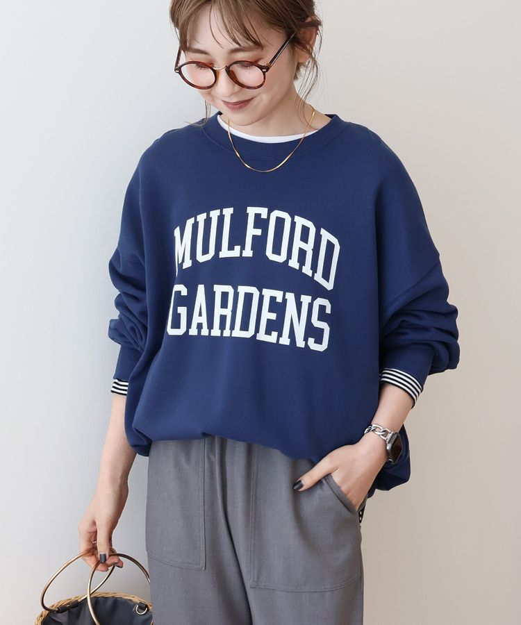 AMERICAN HOLIC「カレッジロゴ裏毛プルオーバー」|スウェット・ジャージ|Navy