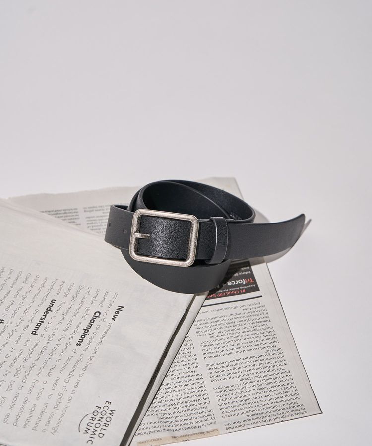 AMERICAN HOLIC「スクエアバックルベルト」|ベルト|Black