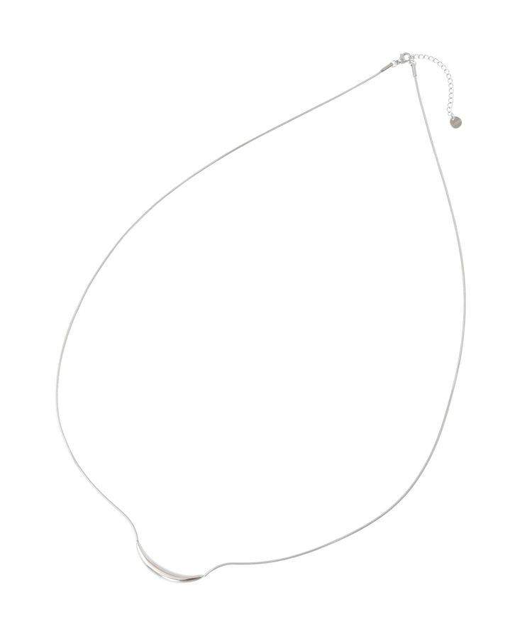 AMERICAN HOLIC「ステンレス スマイルバーネックレス」|ネックレス|