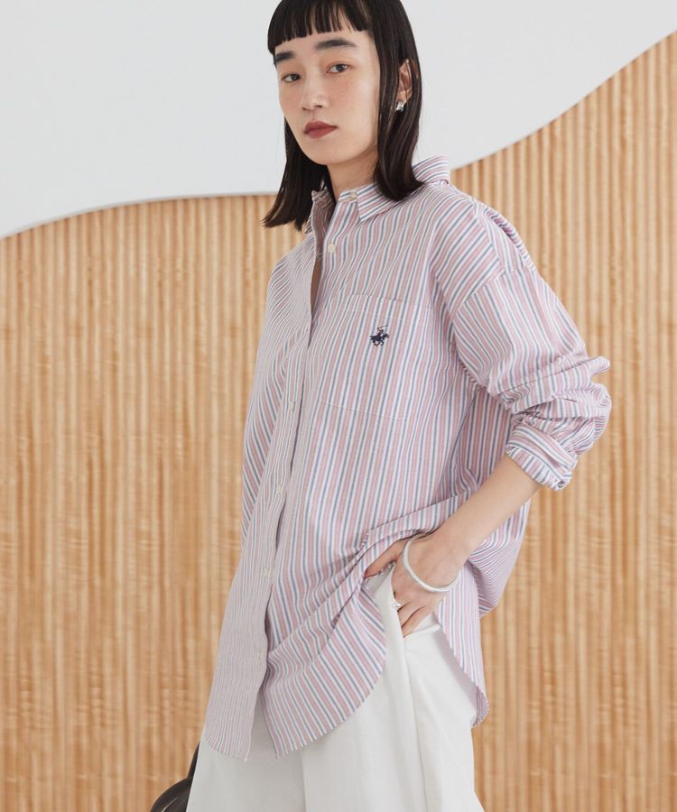 AMERICAN HOLIC「BEVERLY HILLS POLO CLUB 別注ビッグシャツ」|シャツ・ブラウス|Red