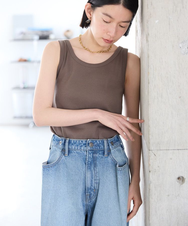 AMERICAN HOLIC「抗菌防臭テレコタンクトップ」|インナー|