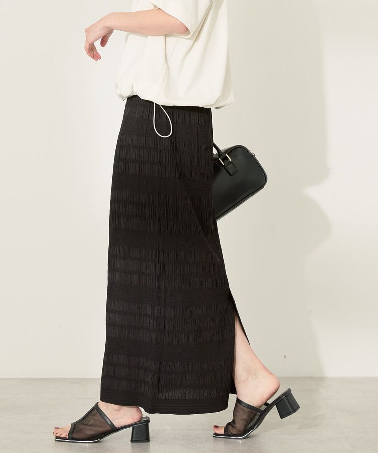 AMERICAN HOLIC「シャーリングタイトスカート」|タイト|