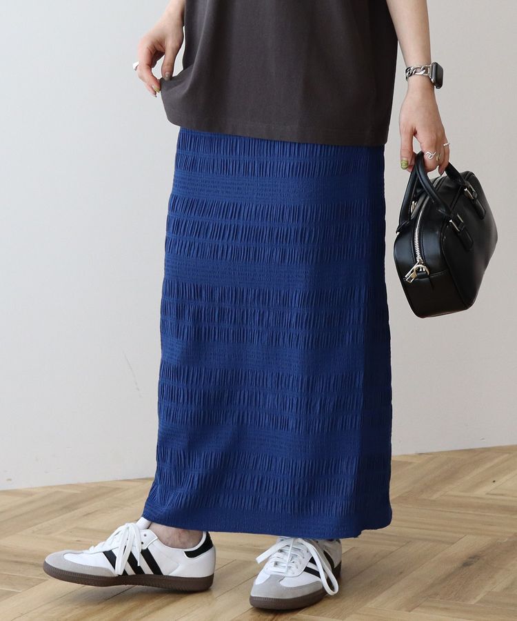 AMERICAN HOLIC「シャーリングタイトスカート」|タイト|