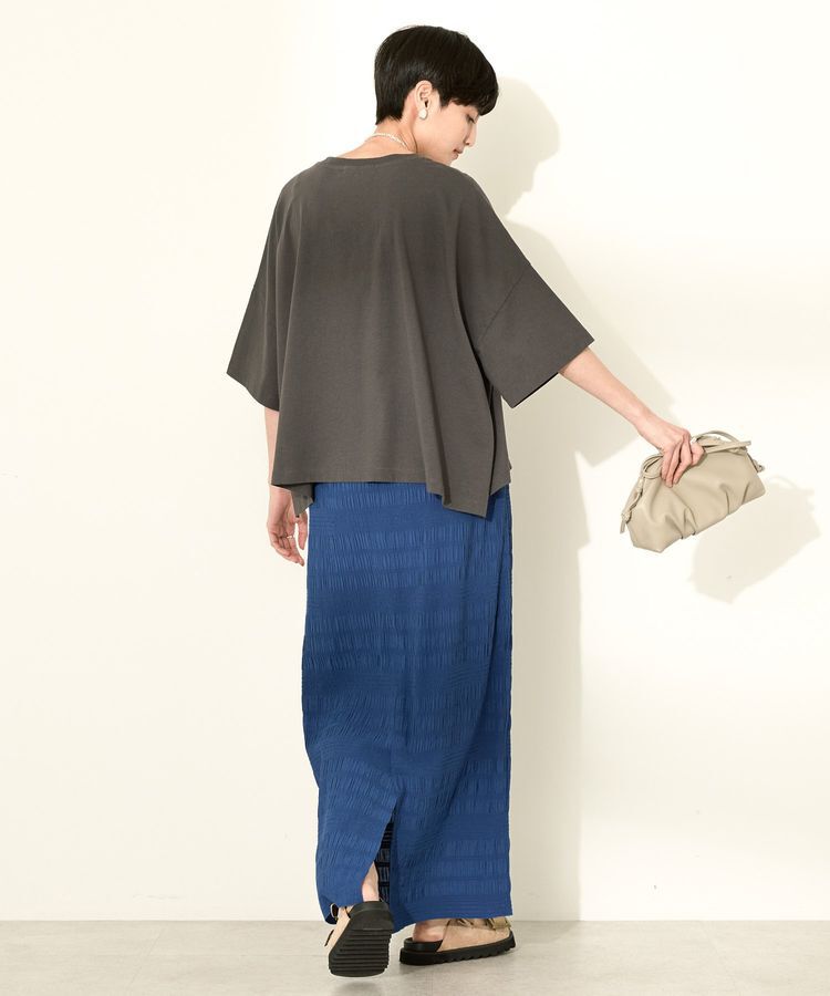 AMERICAN HOLIC「シャーリングタイトスカート」|タイト|