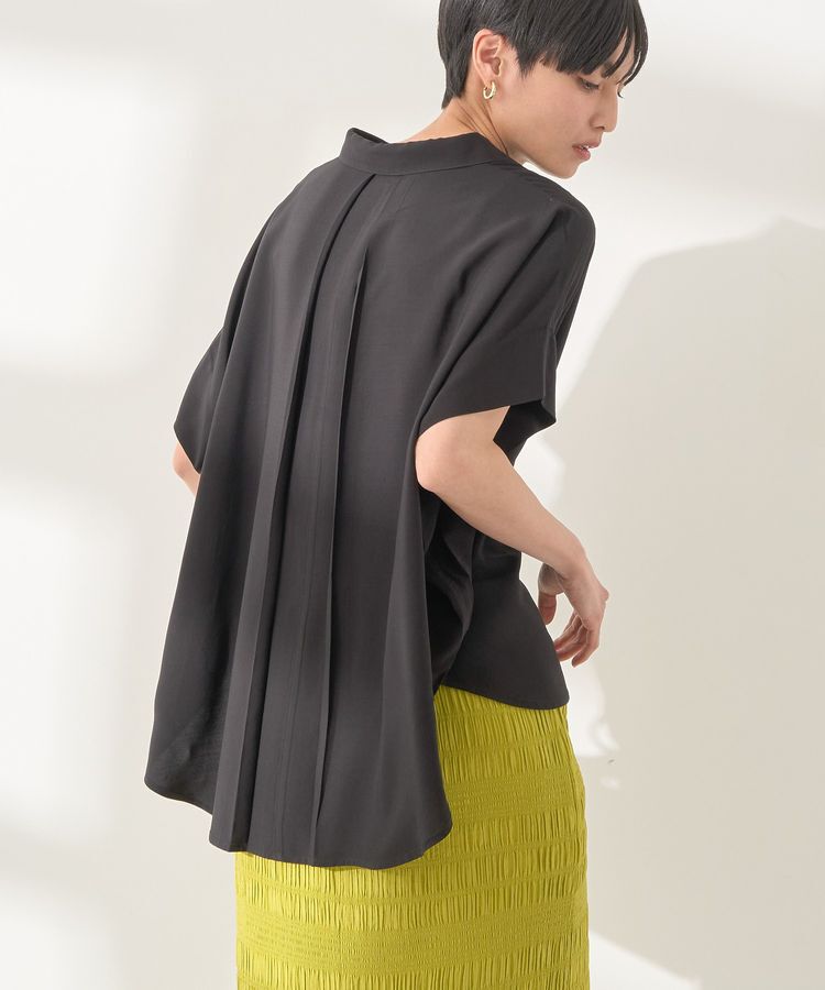 AMERICAN HOLIC「接触冷感タックフレンチスリーブシャツ」|シャツ・ブラウス|