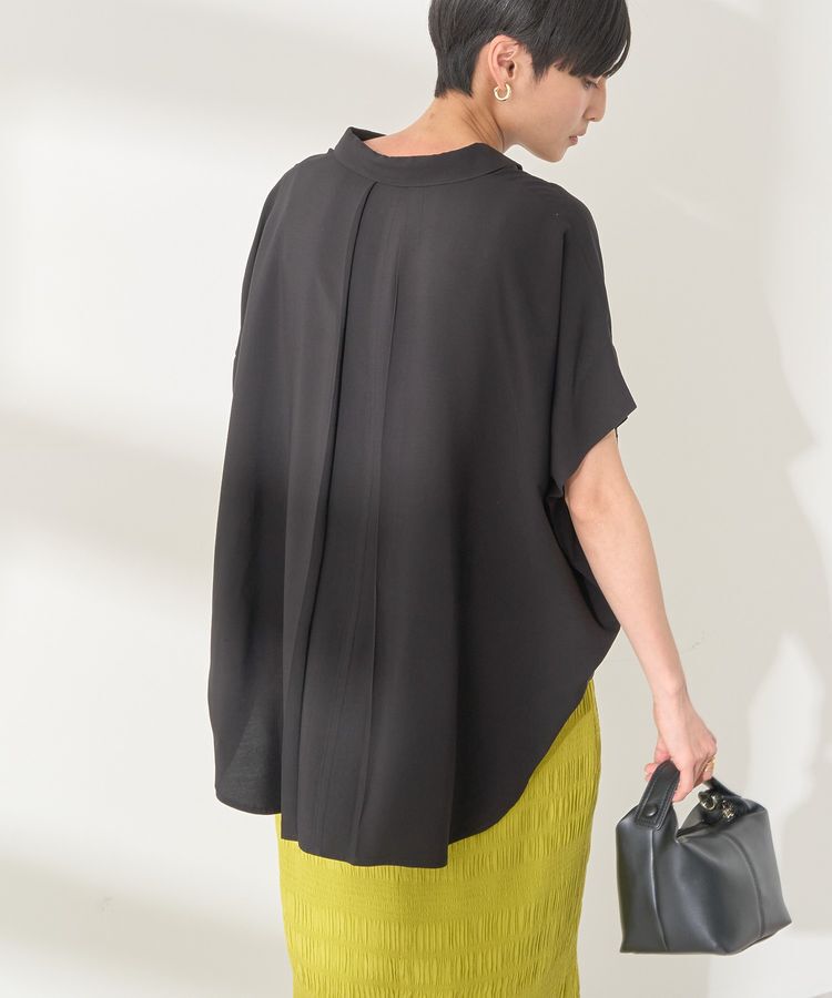 AMERICAN HOLIC「接触冷感タックフレンチスリーブシャツ」|シャツ・ブラウス|