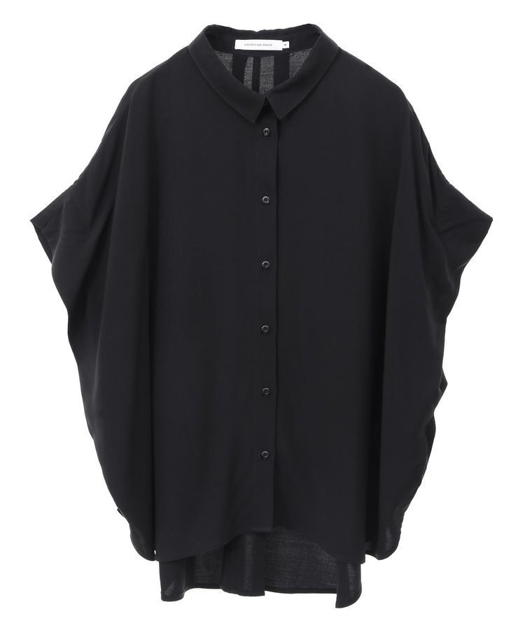 AMERICAN HOLIC「接触冷感タックフレンチスリーブシャツ」|シャツ・ブラウス|