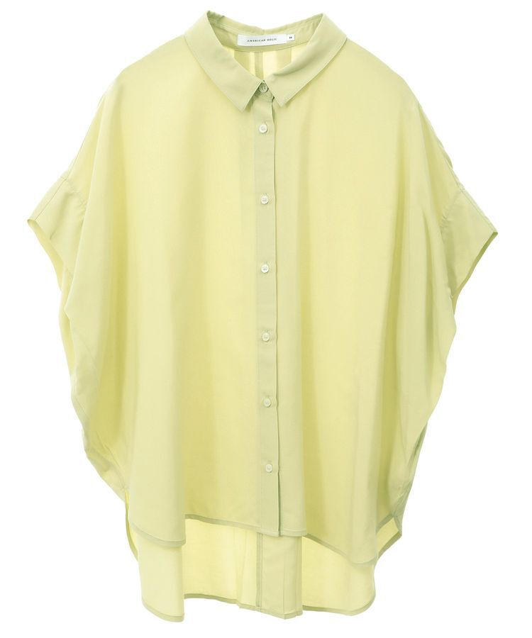 AMERICAN HOLIC「接触冷感タックフレンチスリーブシャツ」|シャツ・ブラウス|