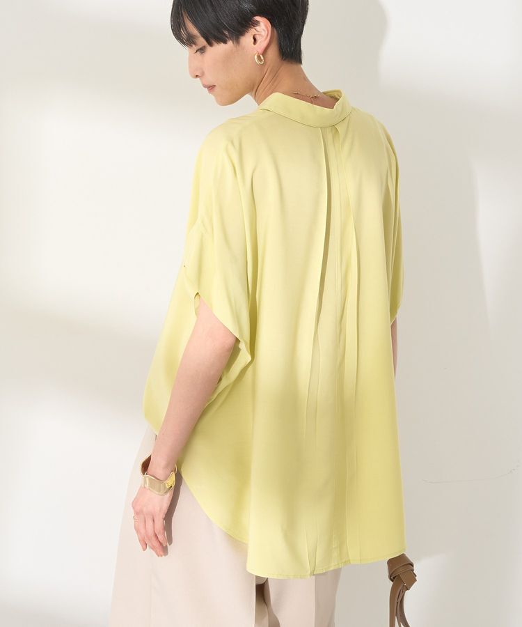 AMERICAN HOLIC「接触冷感タックフレンチスリーブシャツ」|シャツ・ブラウス|