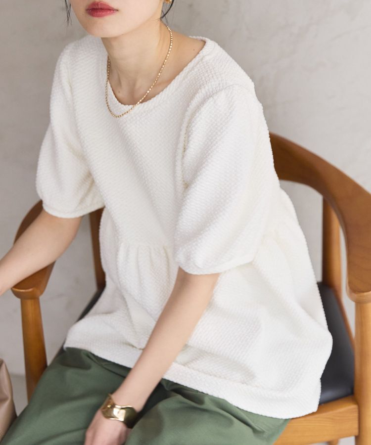 AMERICAN HOLIC「フクレジャガードペプラムプルオーバー」|Tシャツ・カットソー|