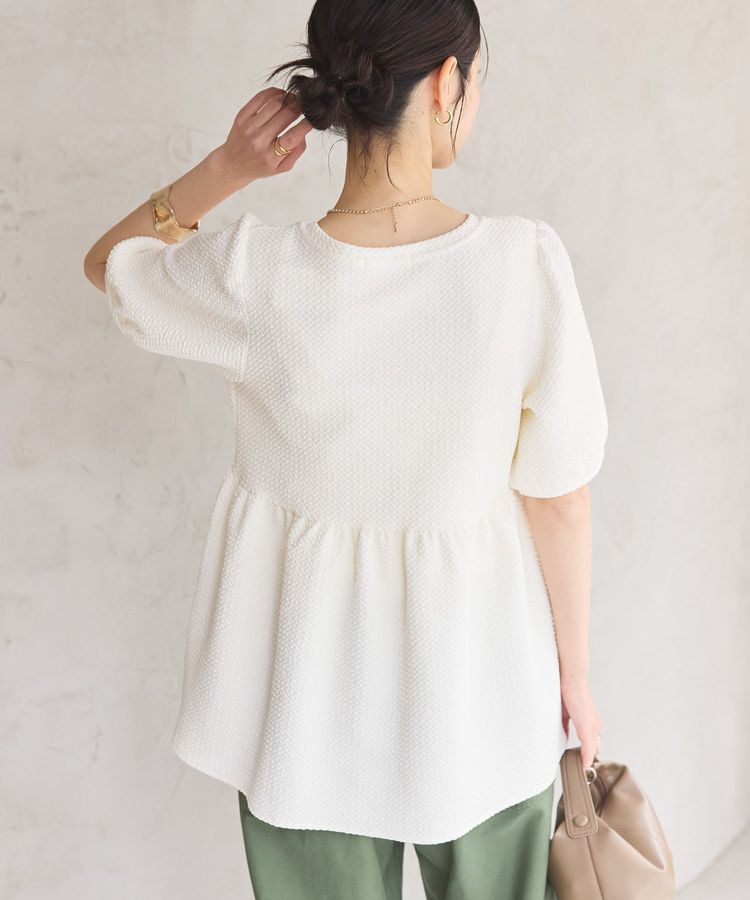 AMERICAN HOLIC「フクレジャガードペプラムプルオーバー」|Tシャツ・カットソー|