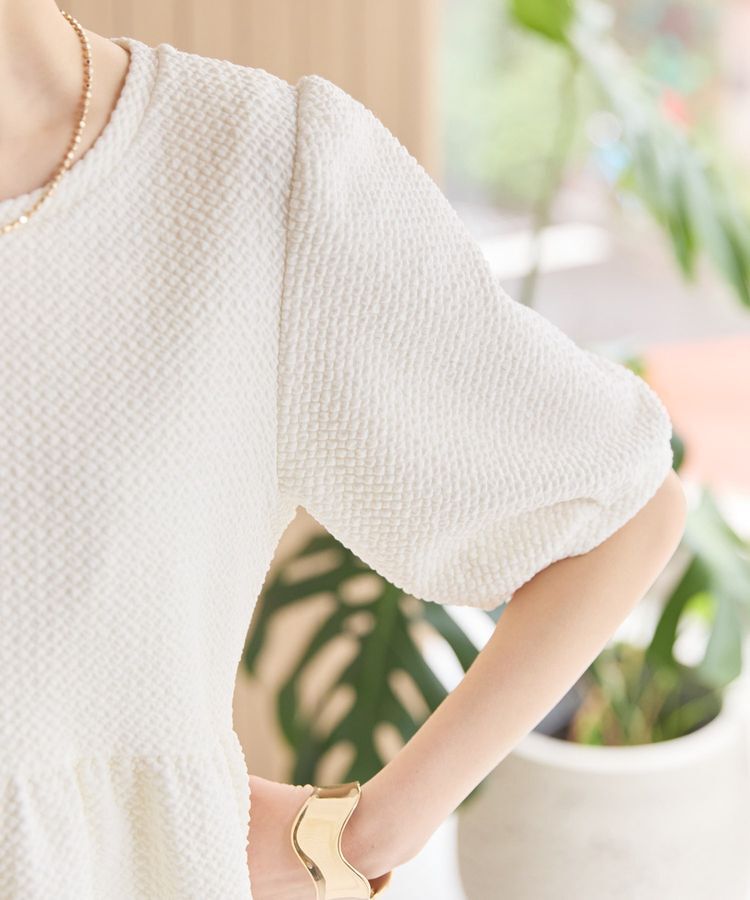 AMERICAN HOLIC「フクレジャガードペプラムプルオーバー」|Tシャツ・カットソー|